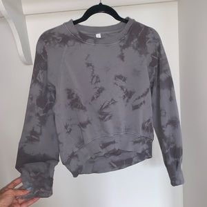 Lululemon tie-dye sweater purple